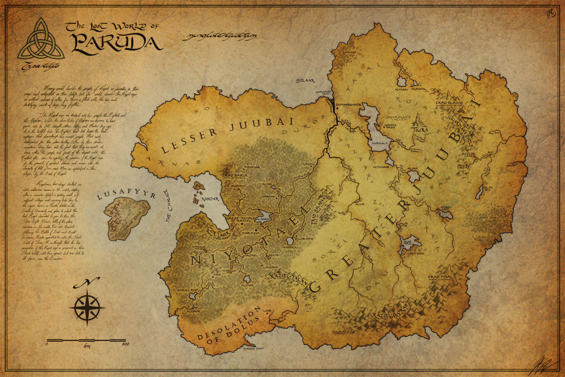 The Lost World of Paruda - Map